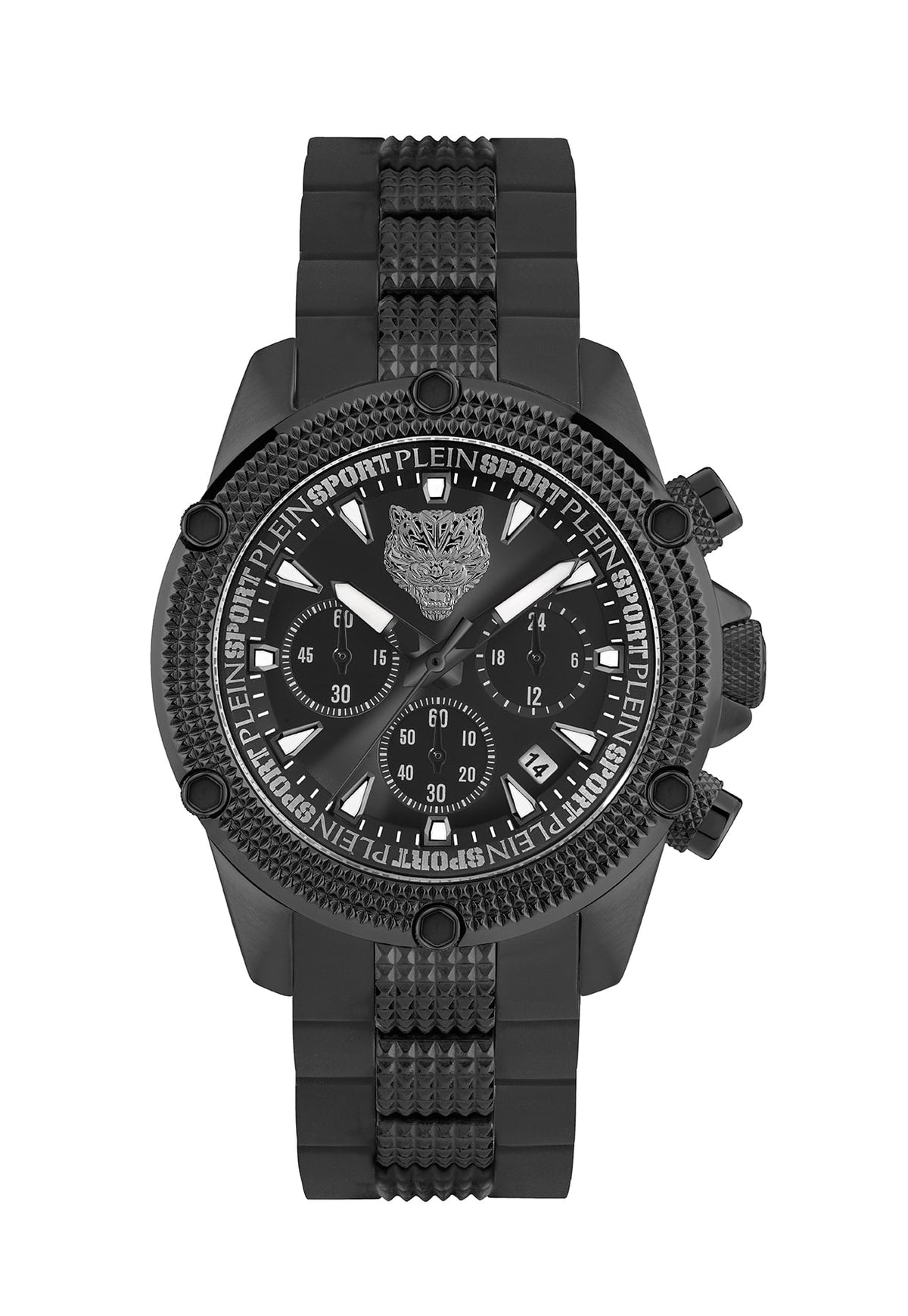Plein Sport Sport Hurricane Black Round Dial Quartz Analog Men Watch