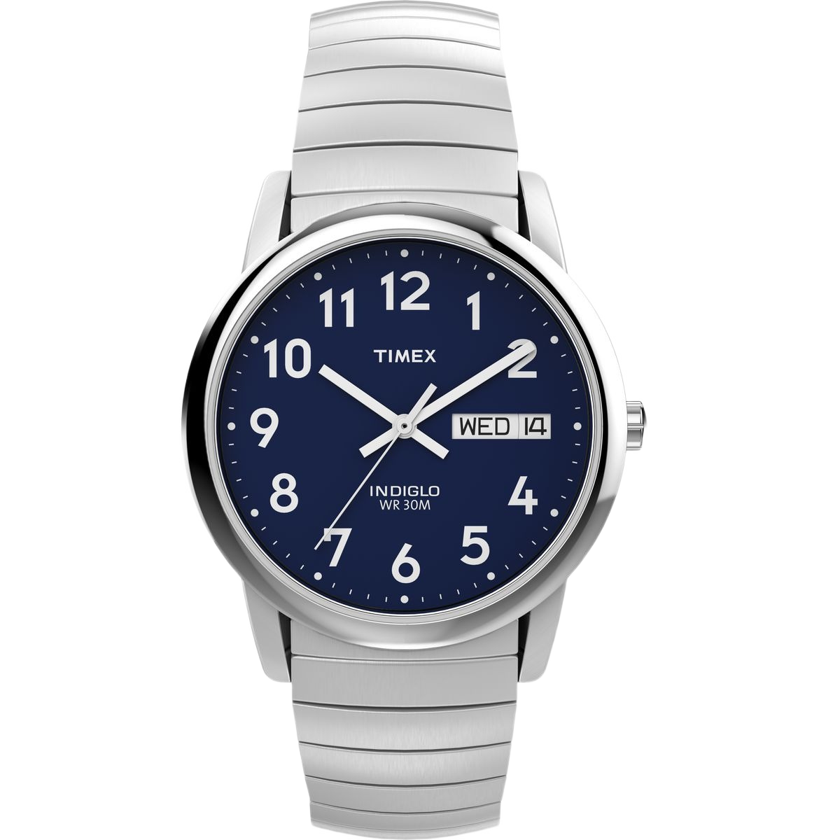 Timex Easy Reader Round 35mm Blue Dial Analog Men Watch - T20031E6