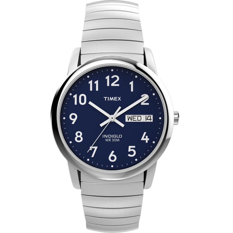 Timex Easy Reader Round 35mm Blue Dial Analog Men Watch - T20031E6 Watch Timex
