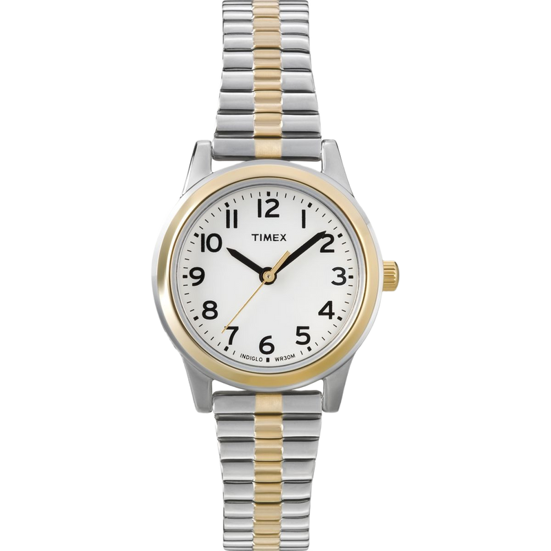 Timex Round 26mm White Dial Analog Women Watch - T2N068UJ Watch Timex