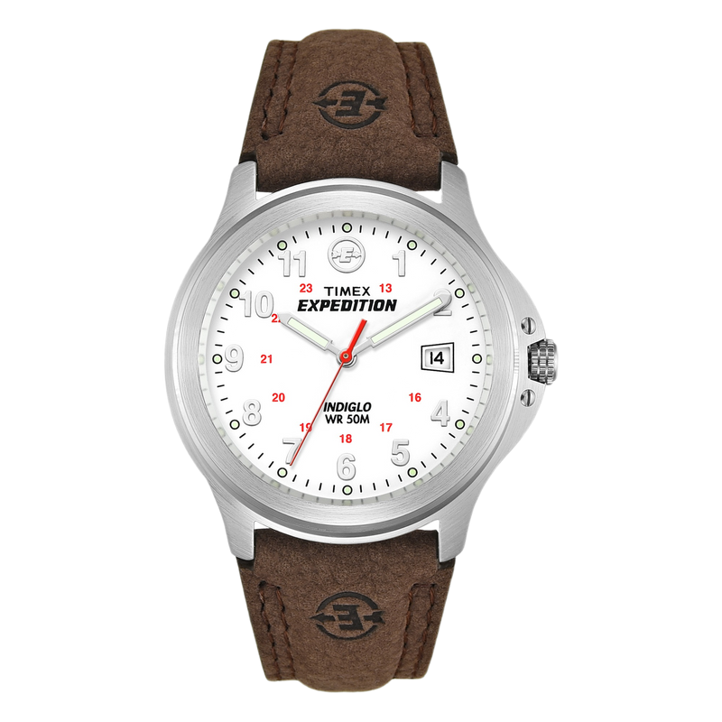 Timex Expedition Round 40mm White Dial Analog Men Watch - T44381E6 Watch Timex
