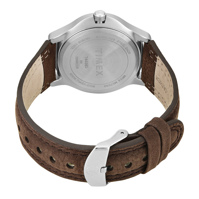 Timex Expedition Round 40mm White Dial Analog Men Watch - T44381E6 Watch Timex