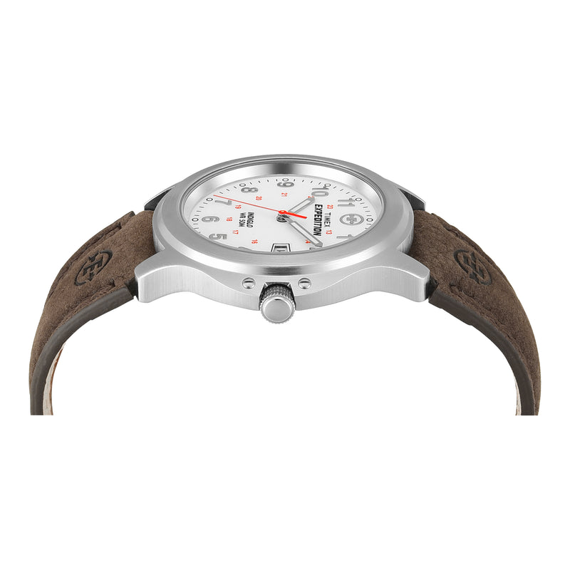 Timex Expedition Round 40mm White Dial Analog Men Watch - T44381E6 Watch Timex