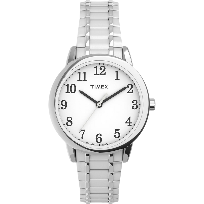 Timex Easy Reader Round 30mm White Dial Analog Women Watch - TW2P78500UJ Watch Timex