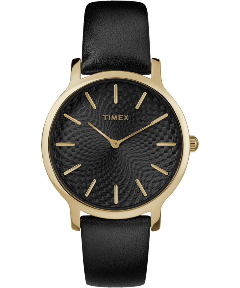 Timex Transcend Round 21mm Black Dial Analog Women Watch - TW2R36400AP Watch Timex