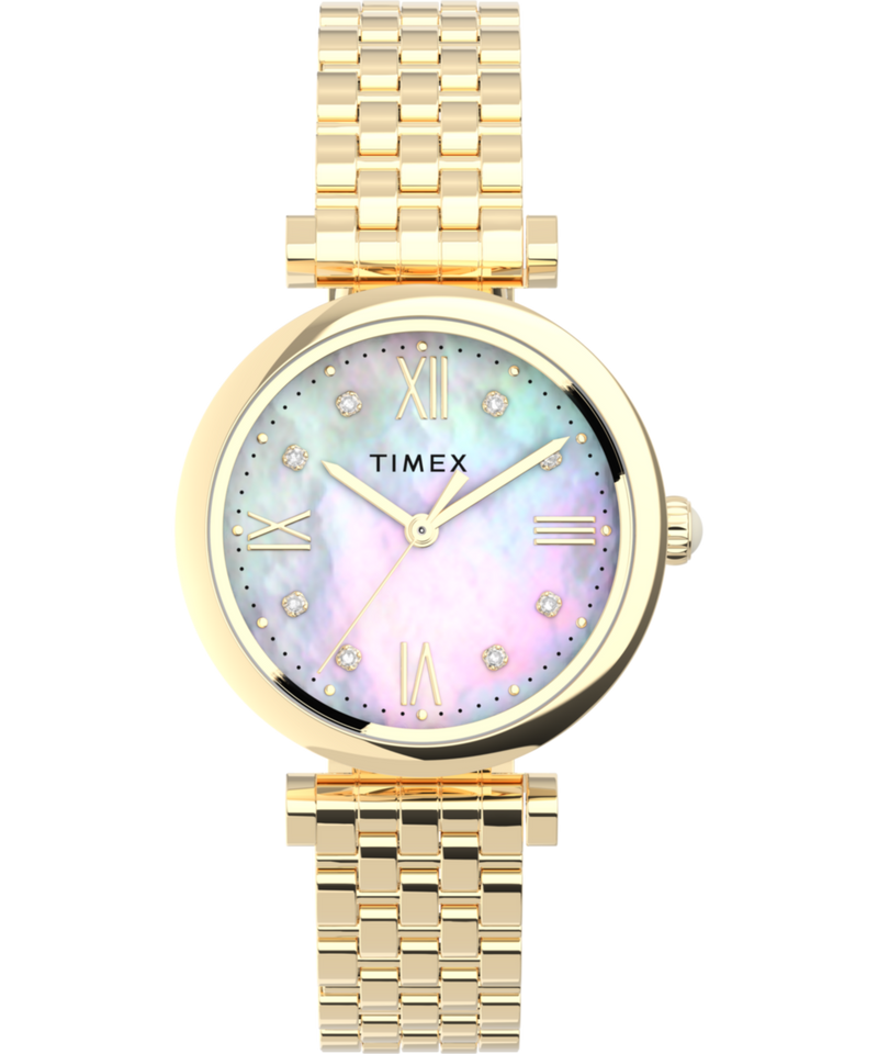 Timex Trend Round 21mm Multicolor Dial Analog Women Watch - TW2T78900UJ Watch Timex