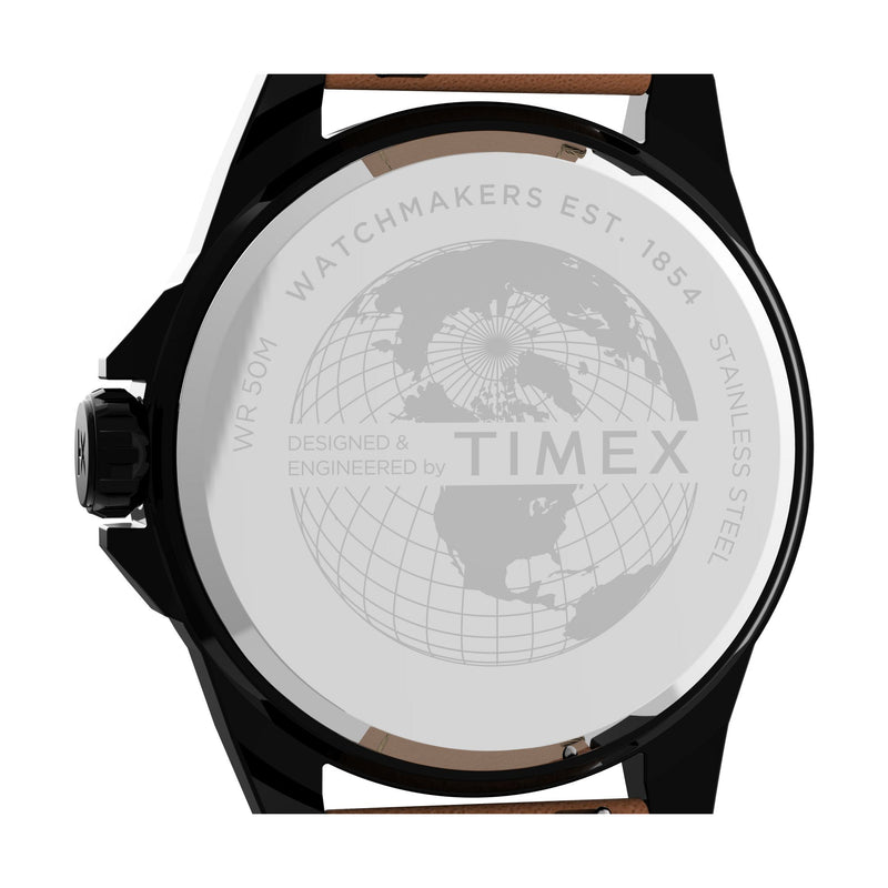 Timex Essex Octagonal 21mm Black Dial Analog Men Watch - TW2U15100UJ Watch Timex