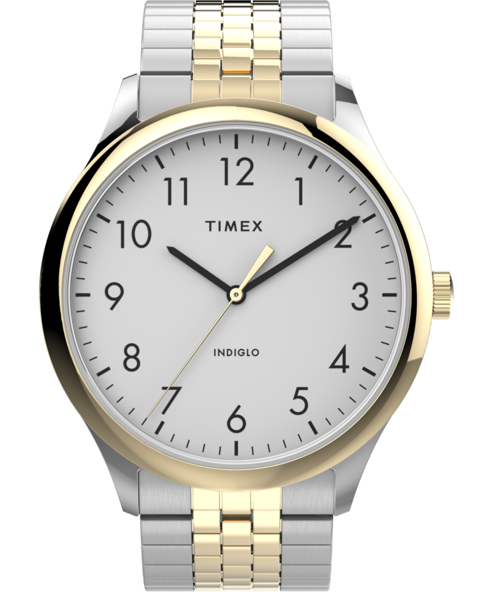 Timex Easy Reader Round 21mm White Dial Analog Men Watch - TW2U40000UJ