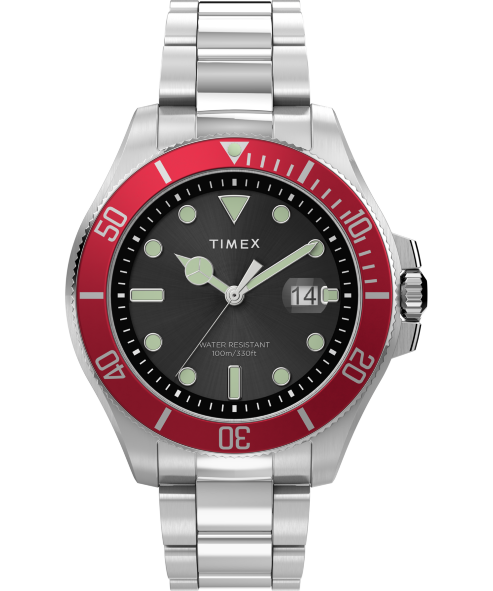 Timex Trend Round 21mm Black Dial Analog Men Watch - TW2U41700UJ
