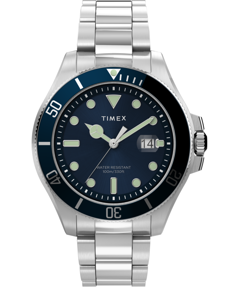 Timex Harborside Round 21mm Blue Dial Analog Men Watch - TW2U41900UJ