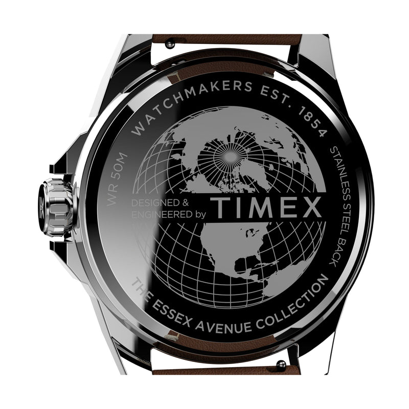 Timex Essex Round 44mm Blue Dial Analog Men Watch - TW2U42800UJ Watch Timex