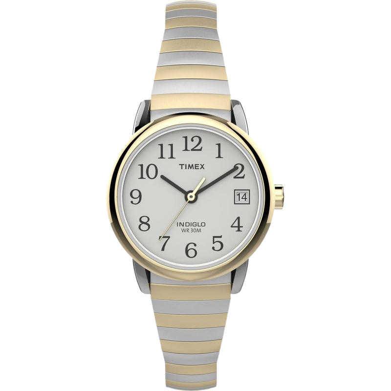Timex Easy Reader Round 25mm White Dial Analog Women Watch - TW2U79100UJ Watch Timex