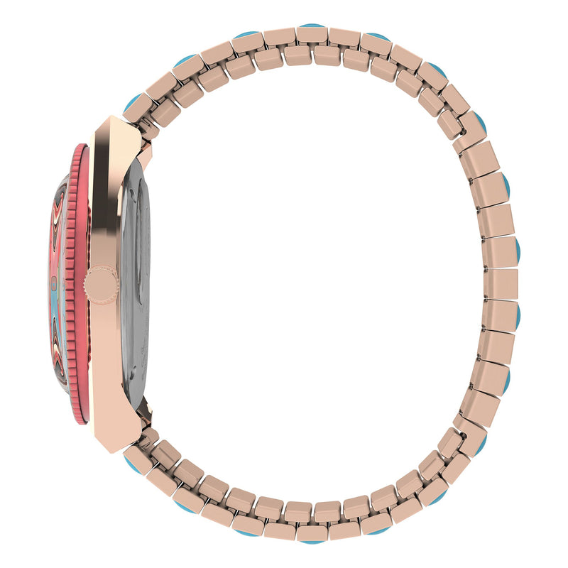 Timex Diver Inspired Round 21mm Pink Dial Analog Women Watch - TW2U81500UJ Watch Timex