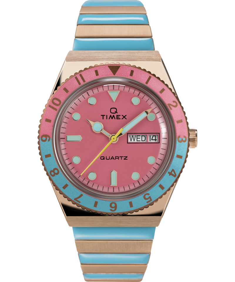 Timex Diver Inspired Round 21mm Pink Dial Analog Women Watch - TW2U81500UJ Watch Timex