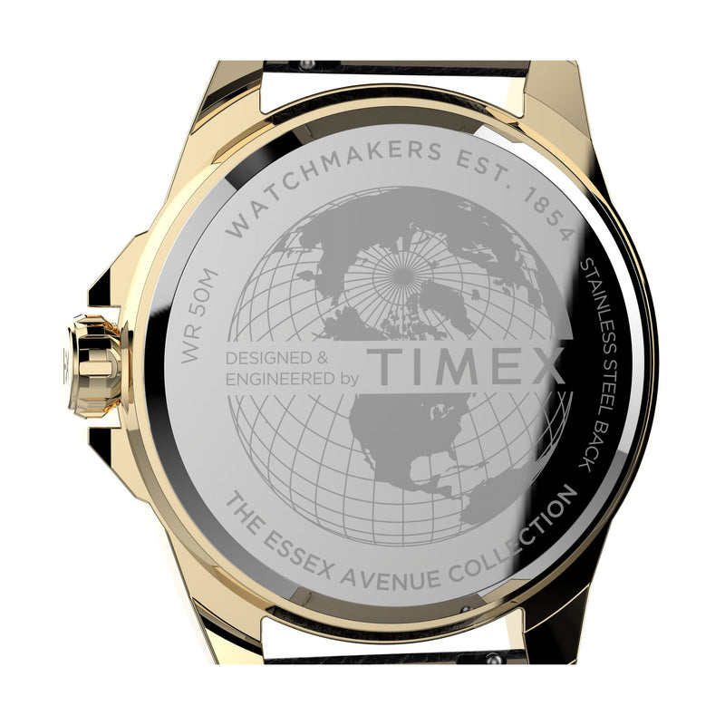 Timex Essex Octagonal 21mm Black Dial Analog Men Watch - TW2U82100UJ Watch Timex
