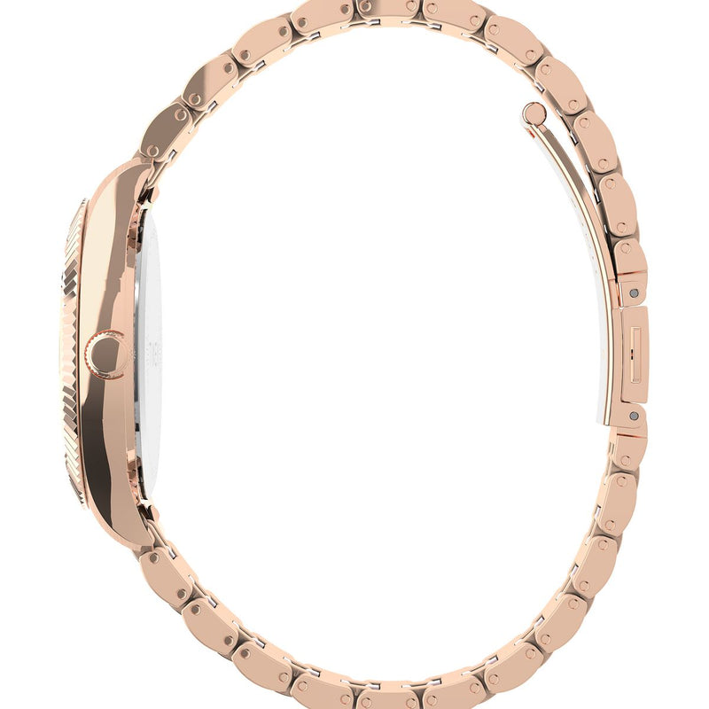 Timex Waterbury Pink Round Dial Quartz Analog Women Watch Watch Timex