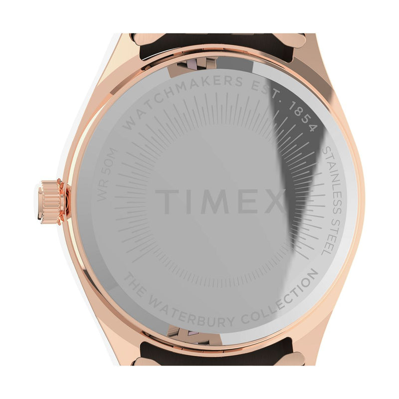 Timex Waterbury Pink Round Dial Quartz Analog Women Watch Watch Timex