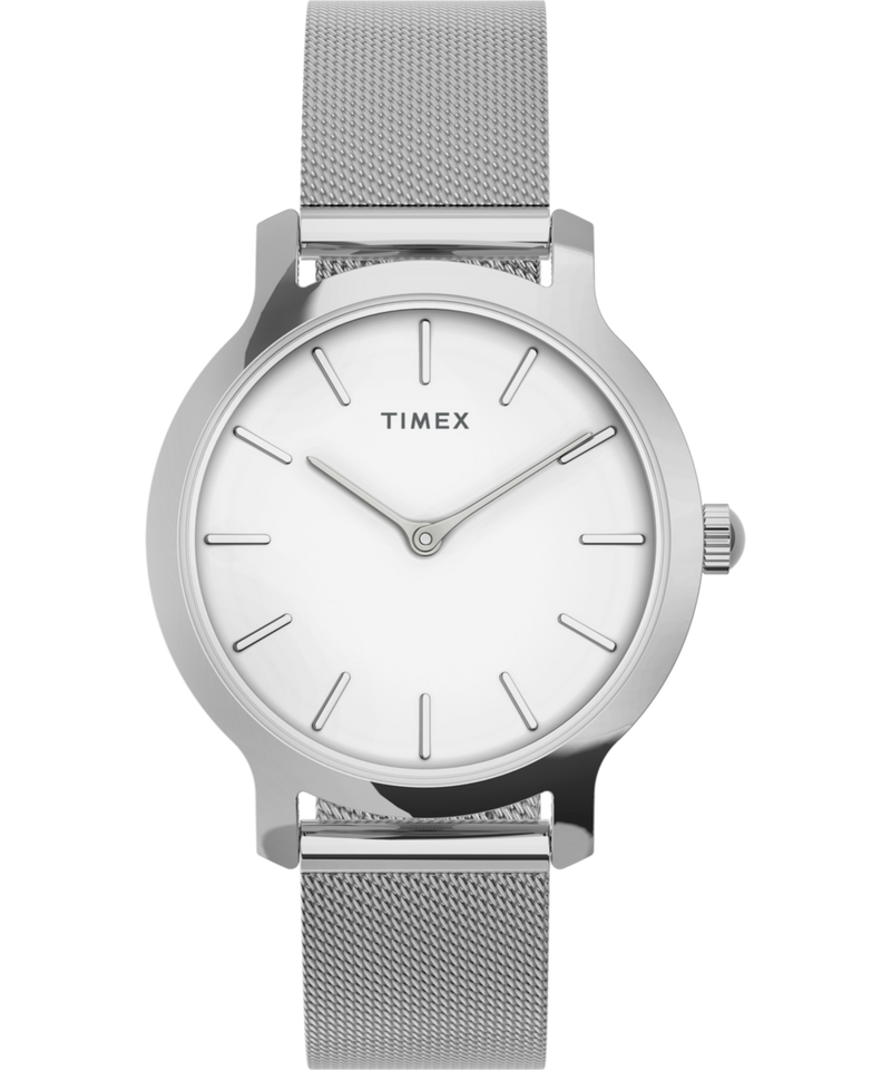 Timex Transcend Round 31mm White Dial Analog Women Watch - TW2U86700UJ Watch Timex