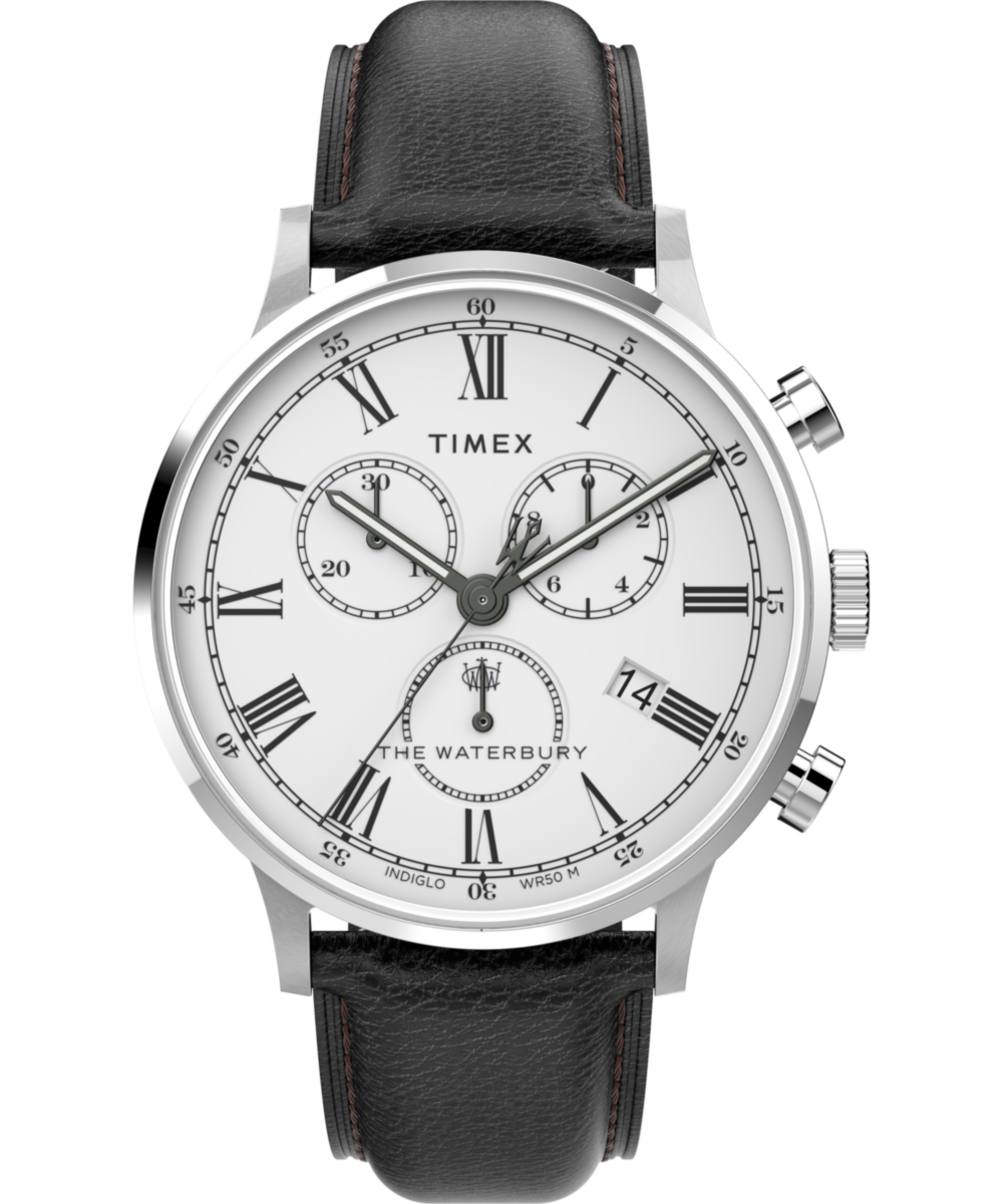 Timex Waterbury Round 40mm White Dial Analog Men Watch - TW2U88100UJ