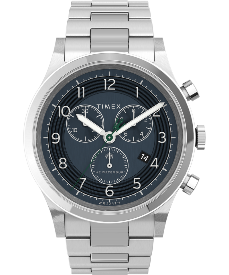 Timex Waterbury Round 21mm Blue Dial Analog Men Watch - TW2U90900UJ Watch Timex