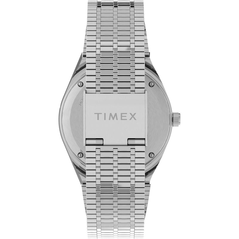 Q Timex Stainless Steel Round Dial Quartz Analog Women Watch Watch Timex