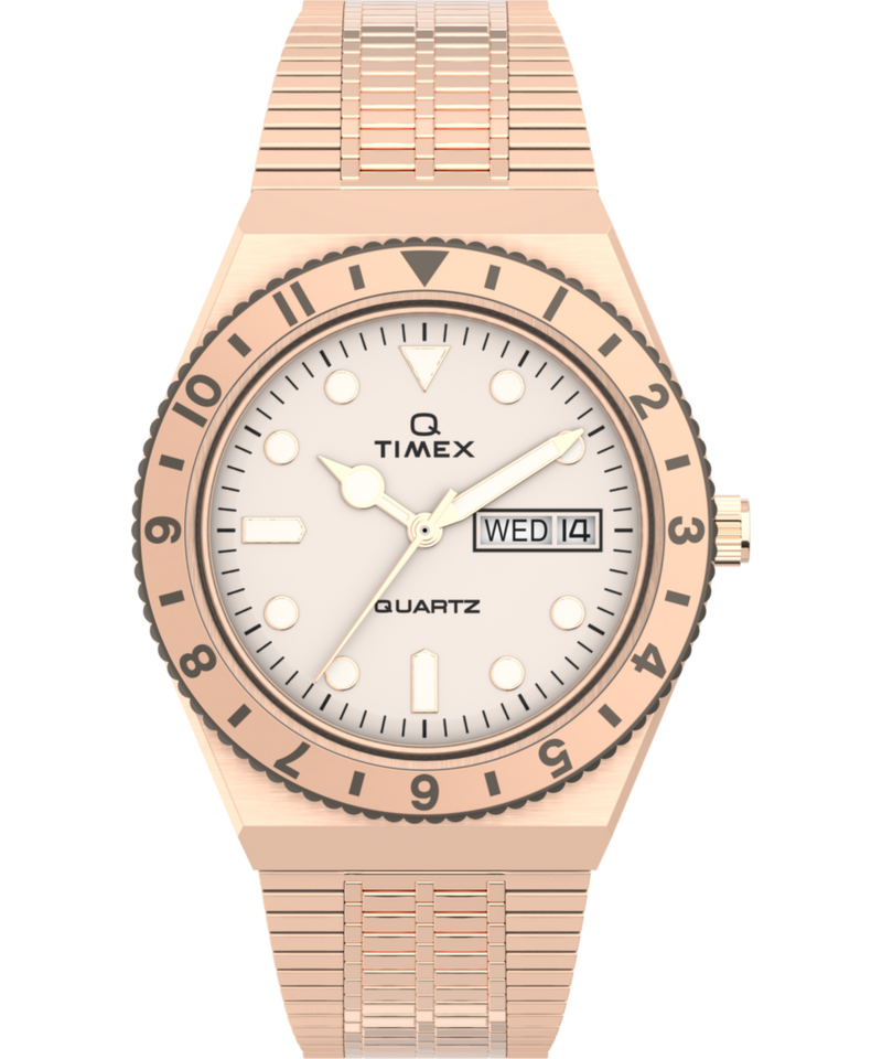 Timex Diver Inspired Round 36mm Cream Dial Analog Women Watch - TW2U95700UJ Watch Timex