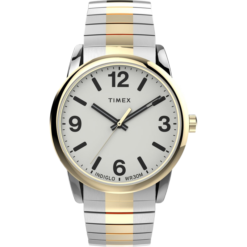Timex Easy Reader Round 38mm White Dial Analog Men Watch - TW2U98600UJ Watch Timex