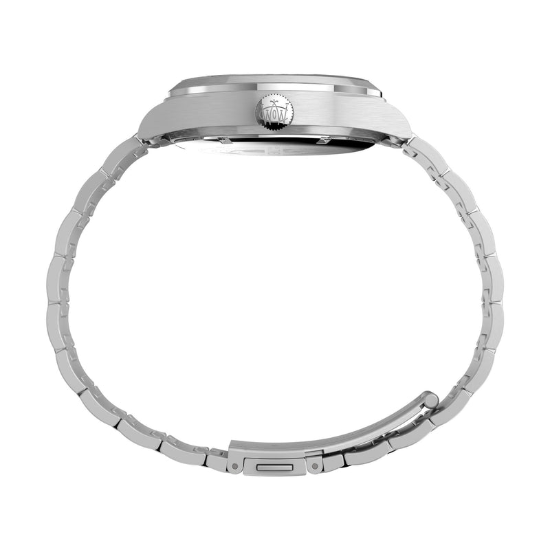 Timex Waterbury Round 21mm Silver Dial Analog Men Watch - TW2U99300UJ Watch Timex