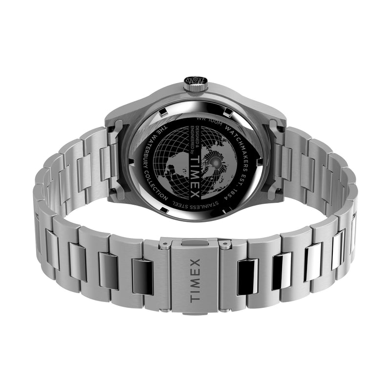 Timex Waterbury Round 21mm Silver Dial Analog Men Watch - TW2U99300UJ Watch Timex
