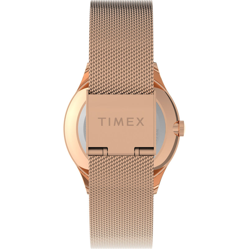 Timex Trend Round 32mm White Dial Analog Women Watch - TW2V01400UJ Watch Timex