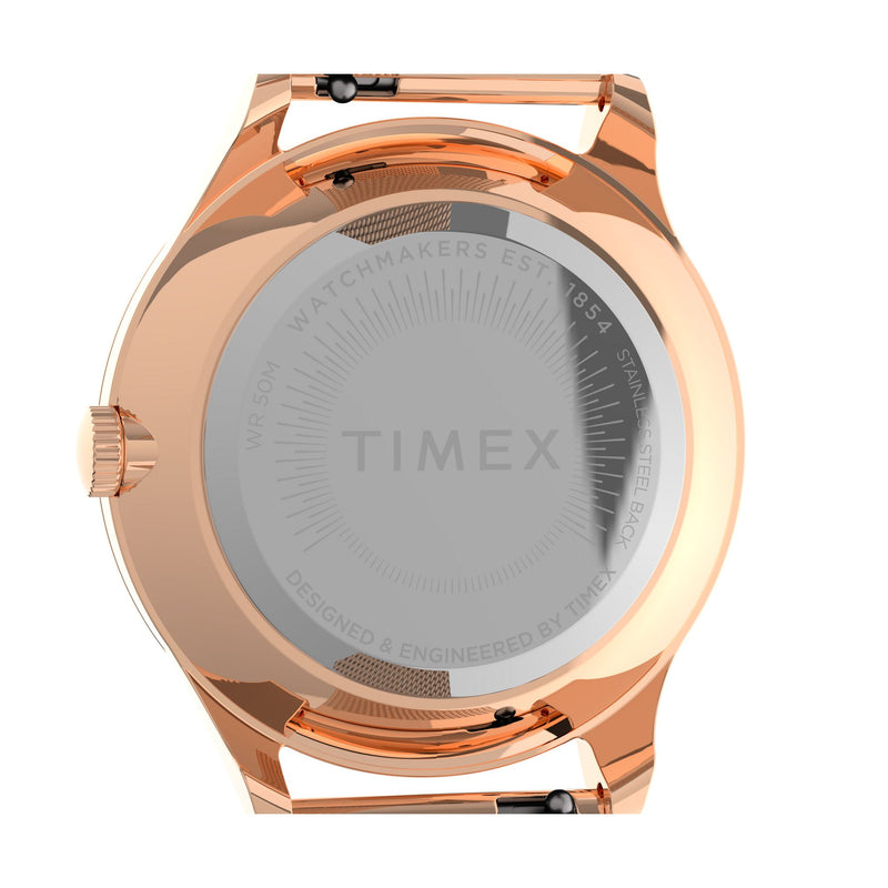 Timex Trend Round 32mm White Dial Analog Women Watch - TW2V01400UJ Watch Timex