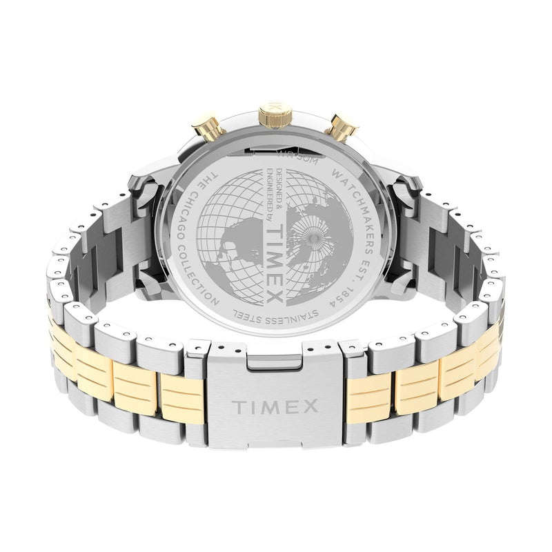 Timex Chicago Round 21mm Silver Dial Analog Men Watch - TW2V01800UJ Watch Timex