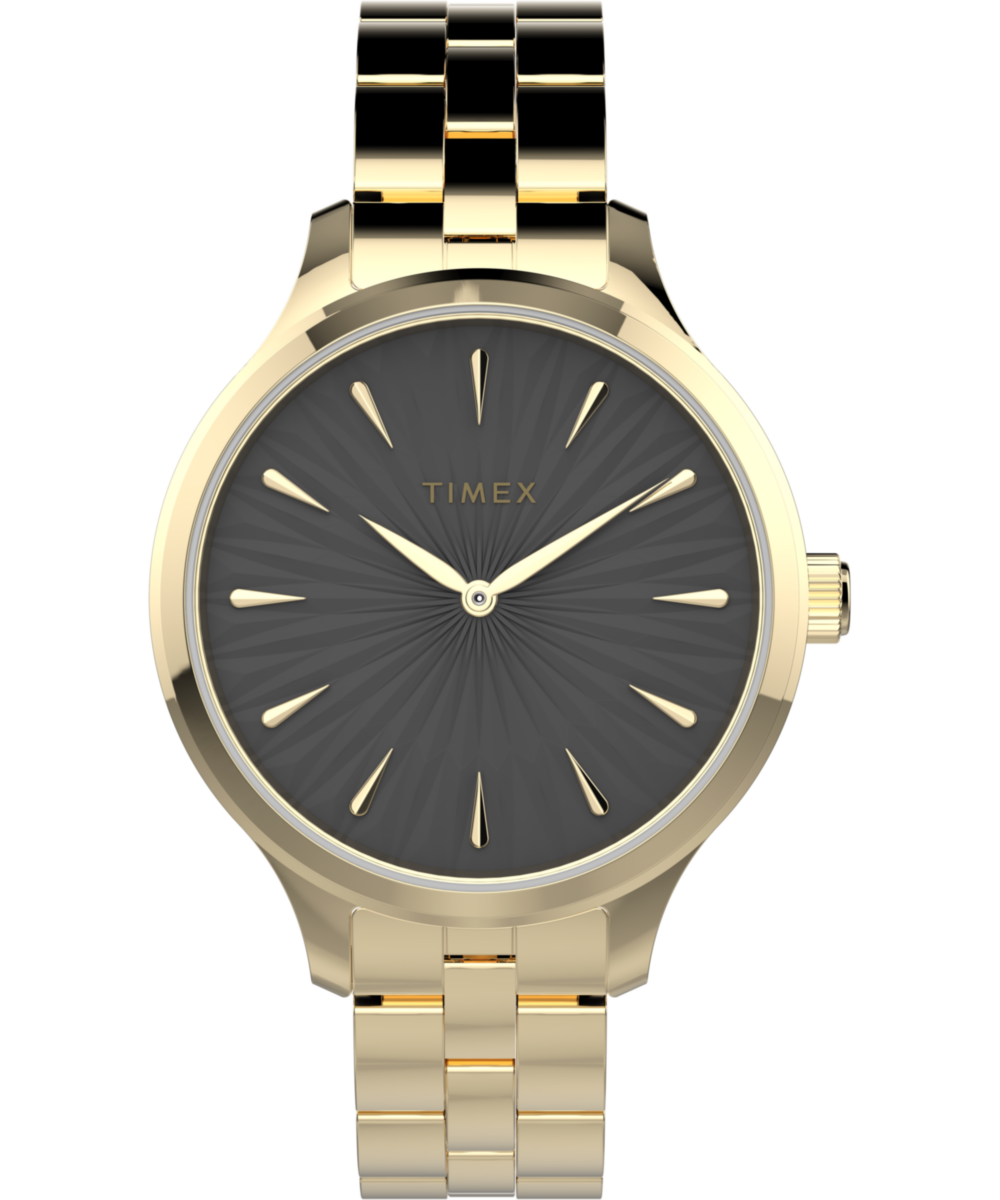 Timex Peyton Round 21mm Black Dial Analog Women Watch - TW2V06200UJ