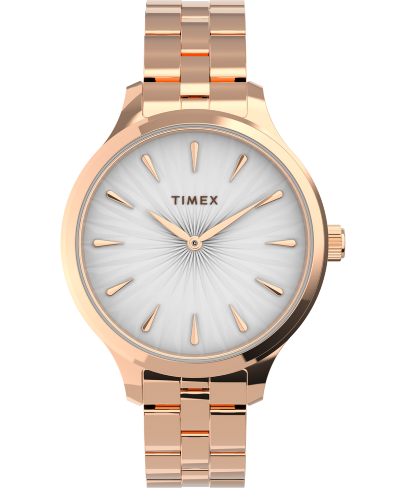 Timex Peyton Round 21mm White Dial Analog Women Watch - TW2V06300UJ Watch Timex