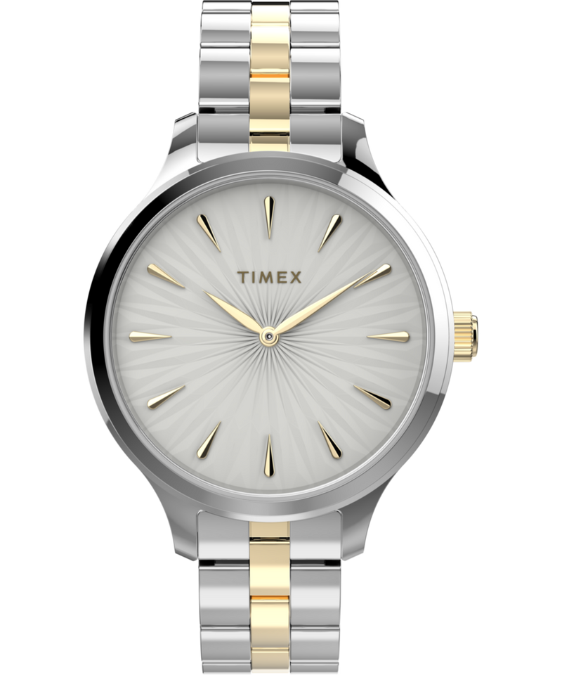 Timex Peyton Round 21mm White Dial Analog Women Watch - TW2V06500UJ Watch Timex