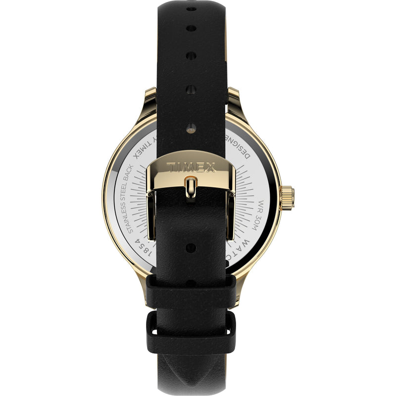 Timex Peyton Round 21mm Black Dial Analog Women Watch - TW2V06600UJ Watch Timex