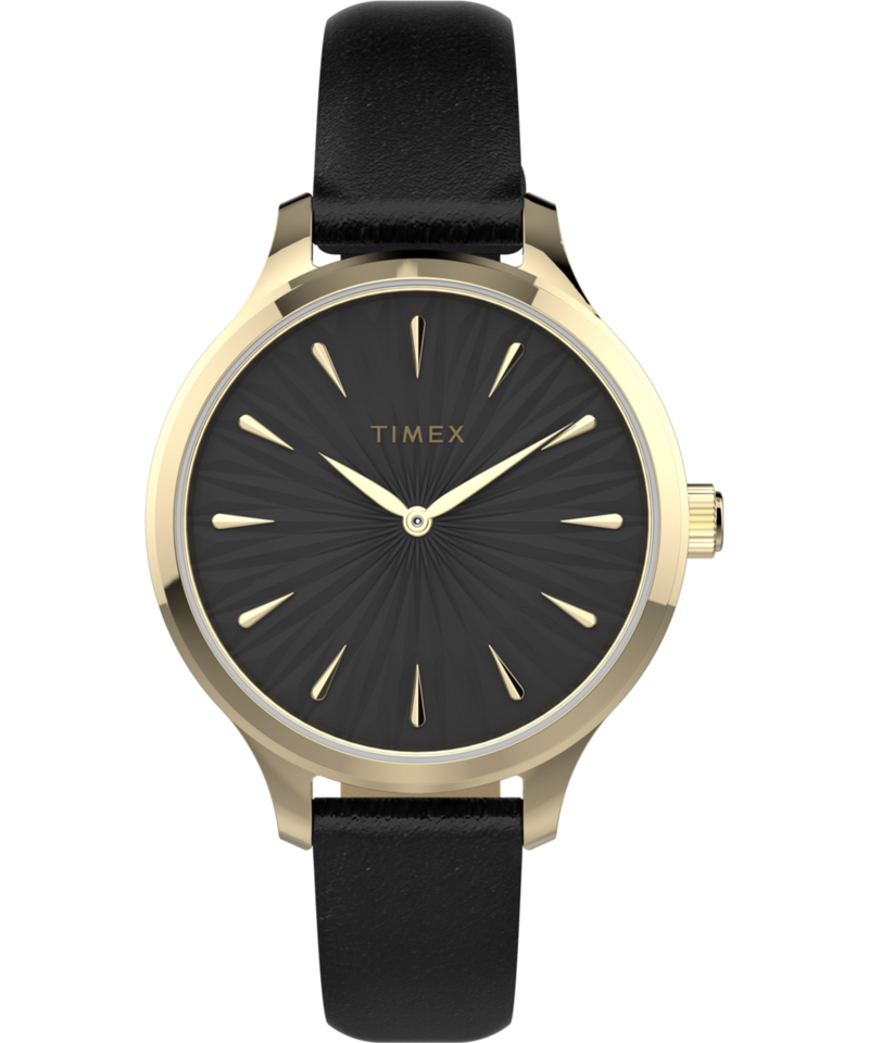 Timex Peyton Round 21mm Black Dial Analog Women Watch - TW2V06600UJ Watch Timex