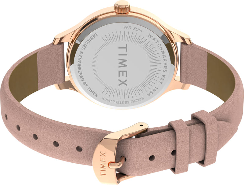 Timex Peyton Round 21mm White Dial Analog Women Watch - TW2V06700UJ Watch Timex