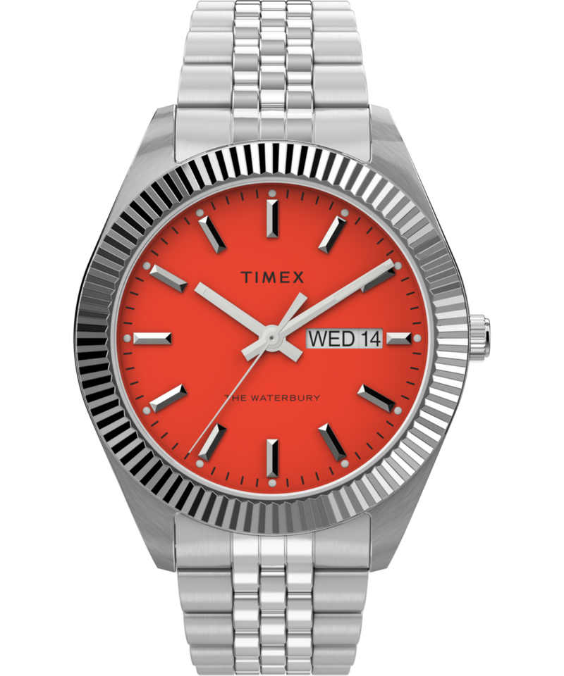 Timex Legacy Round 21mm Orange Dial Analog Men Watch - TW2V17900UJ Watch Timex