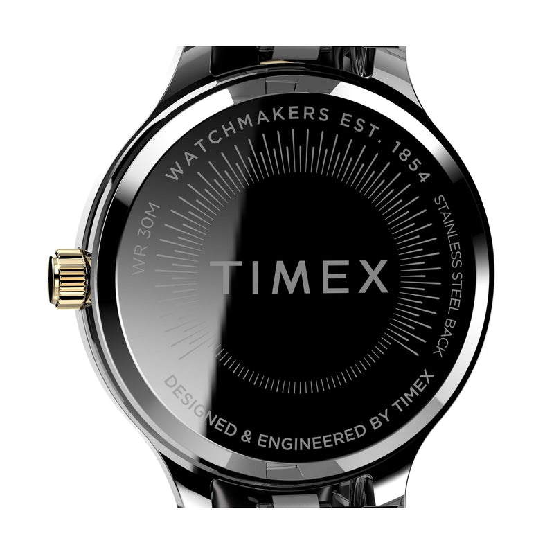 Timex Trend Silver Round Dial Quartz Analog Women Watch Watch Timex
