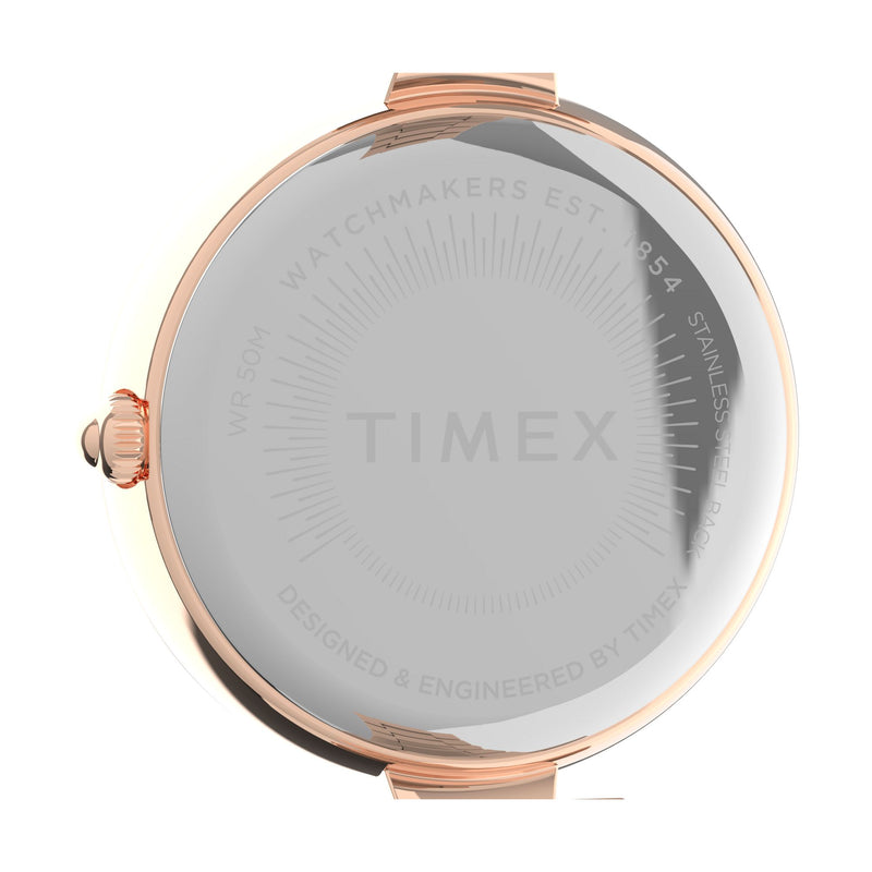 Timex Trend Round 21mm Pink Dial Analog Women Watch - TW2V24300UJ Watch Timex