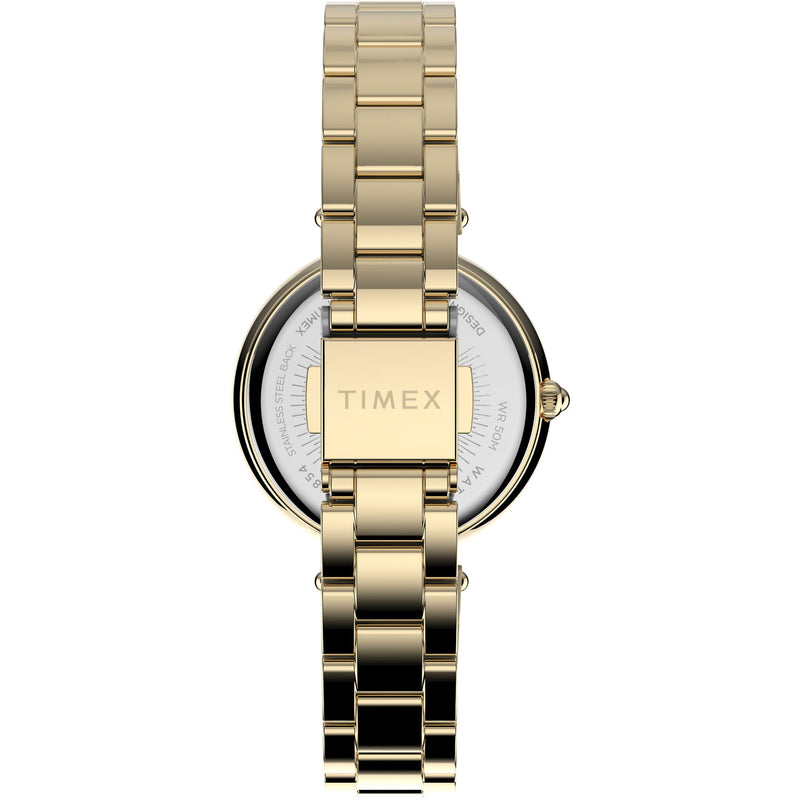 Timex Trend Gold Round Dial Quartz Analog Women Watch Watch Timex