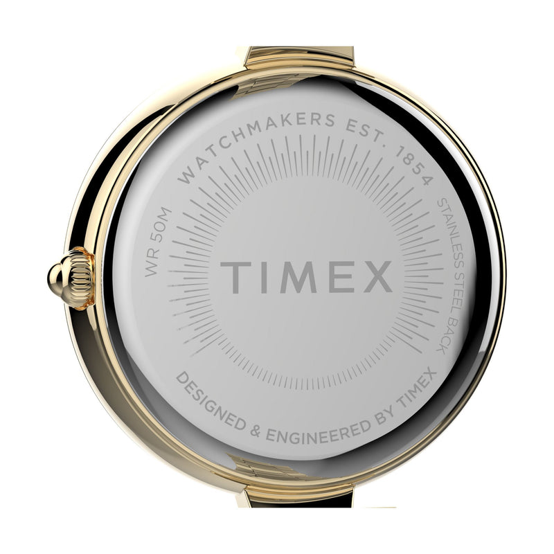 Timex Trend Gold Round Dial Quartz Analog Women Watch Watch Timex