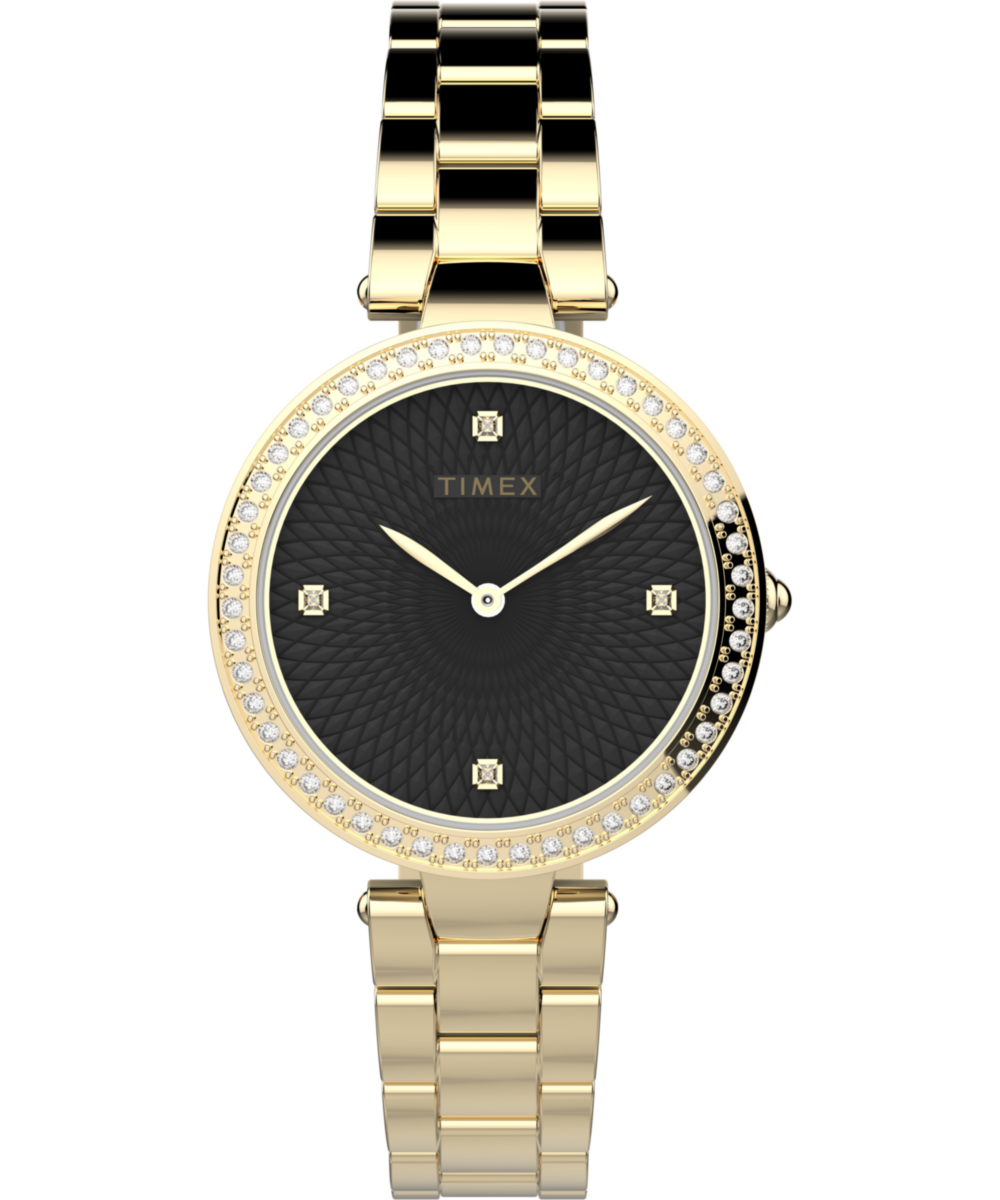 Timex Trend Gold Round Dial Quartz Analog Women Watch