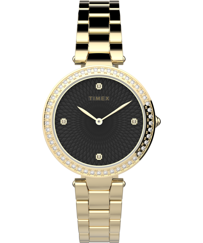 Timex Trend Gold Round Dial Quartz Analog Women Watch Watch Timex