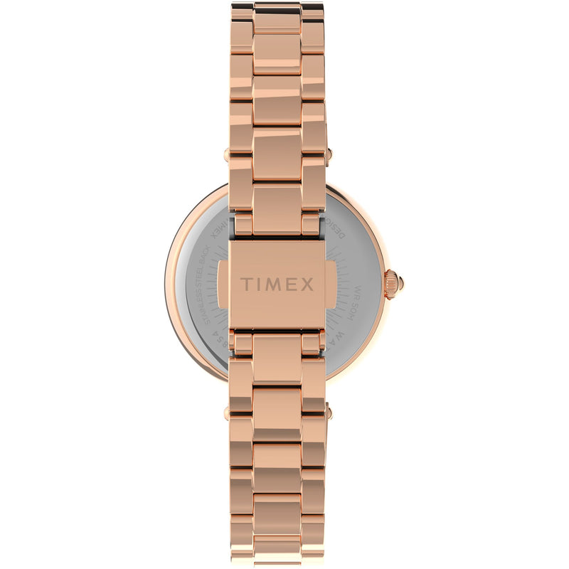 Timex Trend Round 32mm Blue Dial Analog Women Watch - TW2V24600UJ Watch Timex