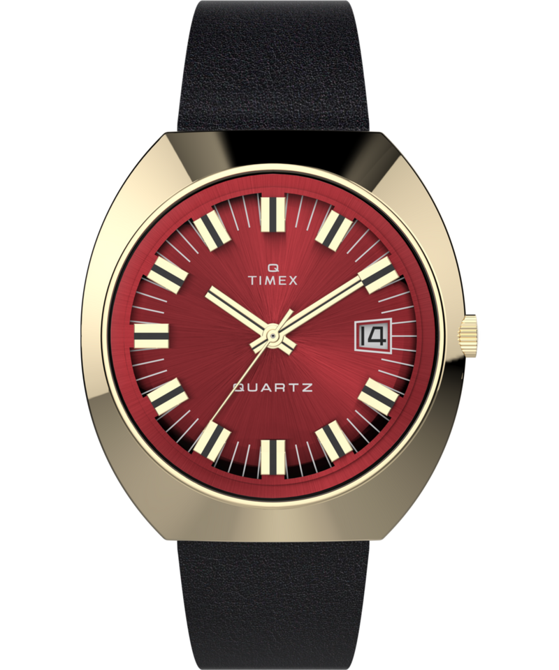 Timex Reissue Tonneau 21mm Burgundy Dial Analog Men Watch - TW2V25400U9 Watch Timex