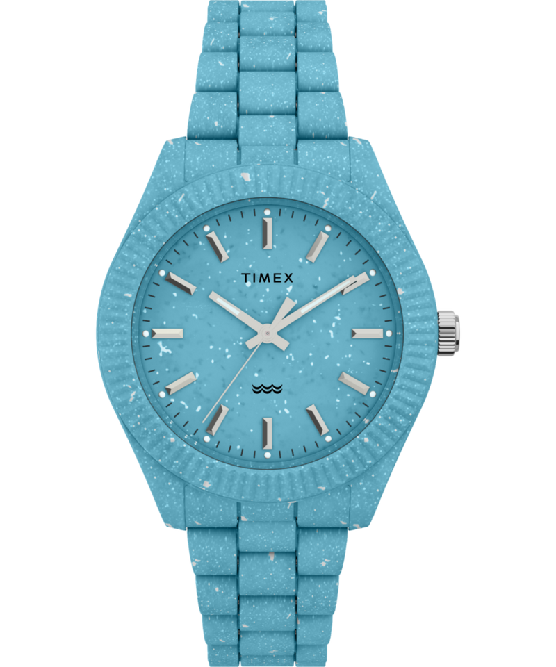 Timex Trend Blue Round Dial Quartz Analog Women Watch Watch Timex