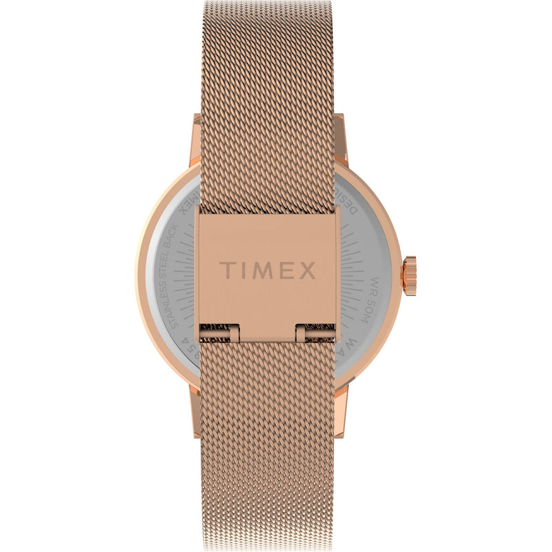 Timex Midtown Round 36mm Silver Dial Analog Women Watch - TW2V37100UJ Watch Timex