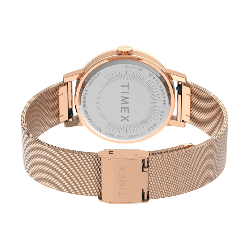Timex Midtown Round 36mm Silver Dial Analog Women Watch - TW2V37100UJ Watch Timex